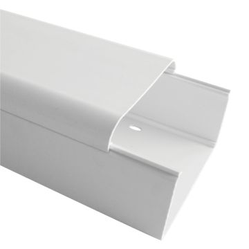 CANALPLAST TRUNKING, 78 Inch x 5 Inch W (2m L x 125mm W)