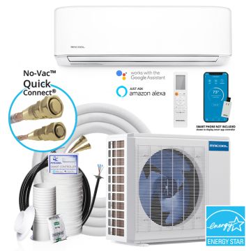 36000 BTU MRCOOL® E Star DIY 4th Gen Ductless Mini-Split Heat Pump Complete System
